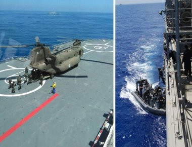 «ΜΕΔΟΥΣΑ 1/2017»: Σε πλήρη εξέλιξη η αεροναυτική άσκηση Ελλάδας-Αιγύπτου - «Μήνυμα» σε Τουρκία (φωτό)